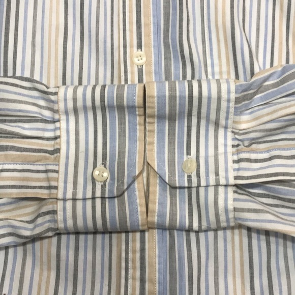 Joseph Abboud JOE Mens 100% Cotton Striped Dress Shirt Size XXL - Picture 8 of 8